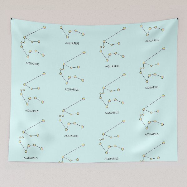 Item preview, Rainbow Aquarius Zodiac Sign - Constellation designed and sold by PancakeAndLoaf.
