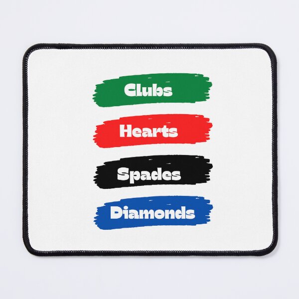 Item preview, Poker Typography - All The Suits designed and sold by ChessPoker.