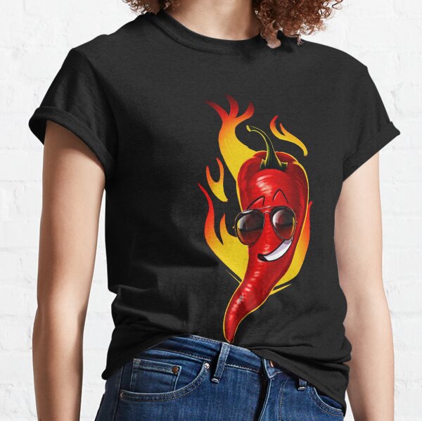 En Fuego Red Habanero Pepper T-Shirt from Louisiana Pepper Exchange