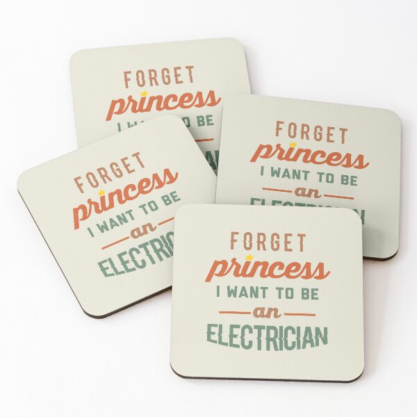 Item preview, Forget Princess I Want To Be An Electrician - Funny Electrician quote gift idea For Men and Women designed and sold by Mmmm3344.