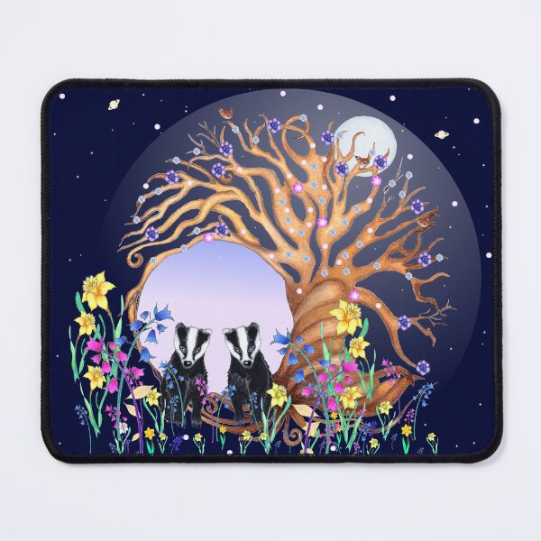 Item preview, Badger Cubs Love (View 2) designed and sold by nocturne-design.