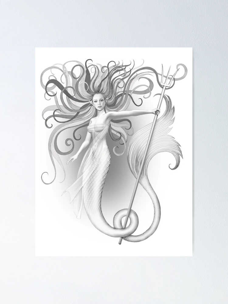 Thumbnail 1 of 3, Poster, Siren designed and sold by Ivy Izzard.