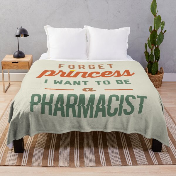 Item preview, Forget Princess I Want To Be A Pharmacist - Funny Pharmacist quote gift idea For Men and Women designed and sold by Mmmm3344.
