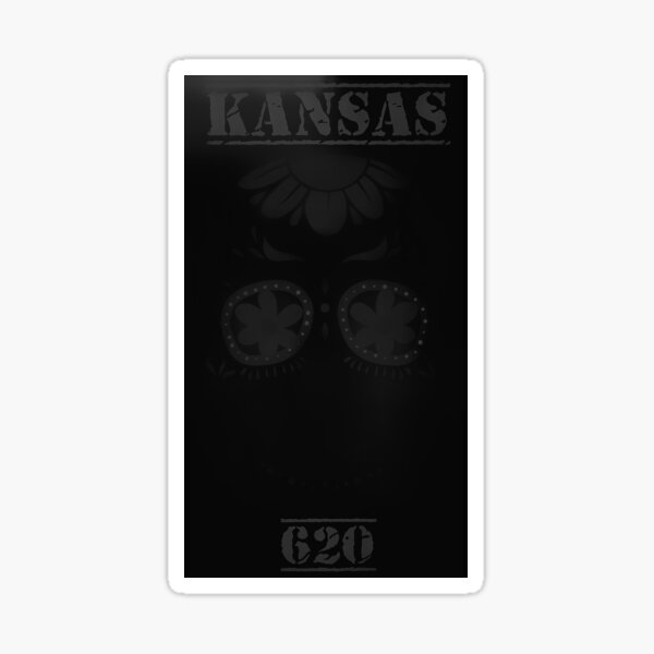 Item preview, Kansas 620 G & B Sugar Skull designed and sold by kinkatstyle.