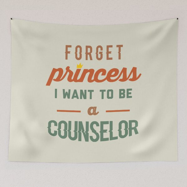 Artikelvorschau, Vergessen Sie Prinzessin I Want To Be A Counselor - Lustige Ratgeber-Zitat-Geschenkidee für Männer und Frauen entworfen und verkauft von Mmmm3344.