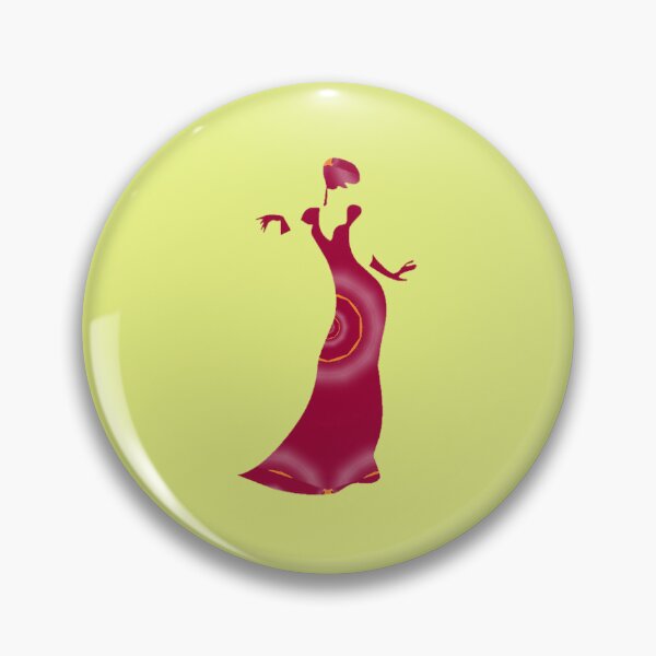 Item preview, Fashionable lady with long dress designed and sold by tetibright.