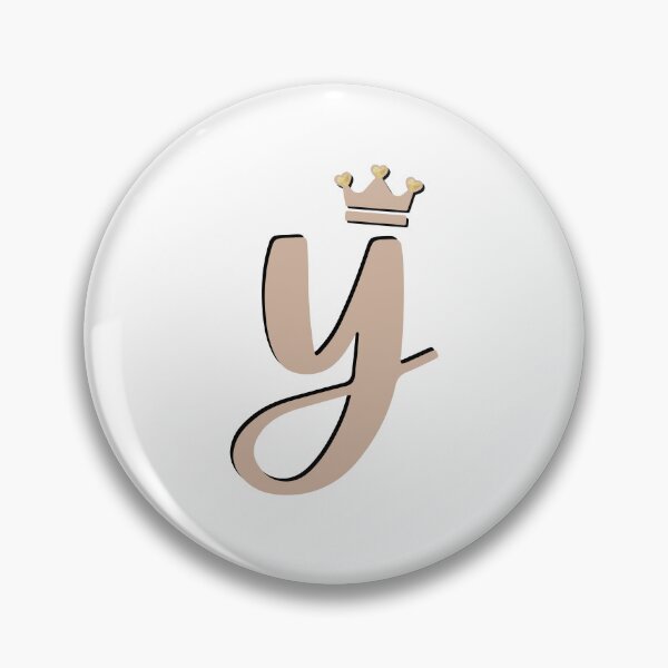 Item preview, LETTER "Y" TAN (1) | QUEEN/PRINCESS | ALPHABET/CROWN/ROYALTY designed and sold by The413Designs.