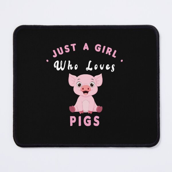 Item preview, Just A Girl Who Loves Pigs, Funny & Cute Pigs Lover Gift  designed and sold by MIAMI--STORE.