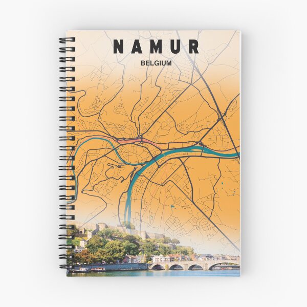 Item preview, Namur map city designed and sold by PostersProf1.
