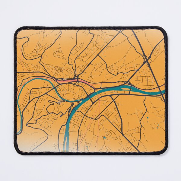 Item preview, Namur map city designed and sold by PostersProf1.