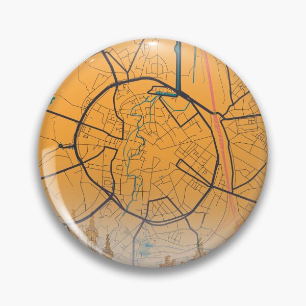 Item preview, Leuven Belgium Map designed and sold by PostersProf1.