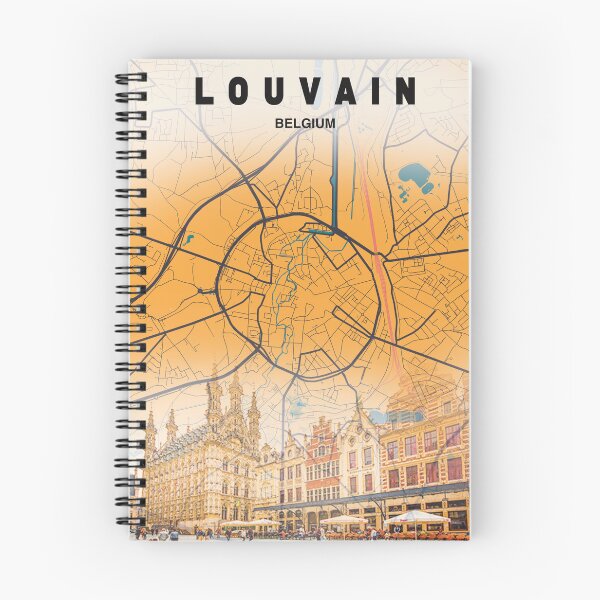 Item preview, Leuven Belgium Map designed and sold by PostersProf1.