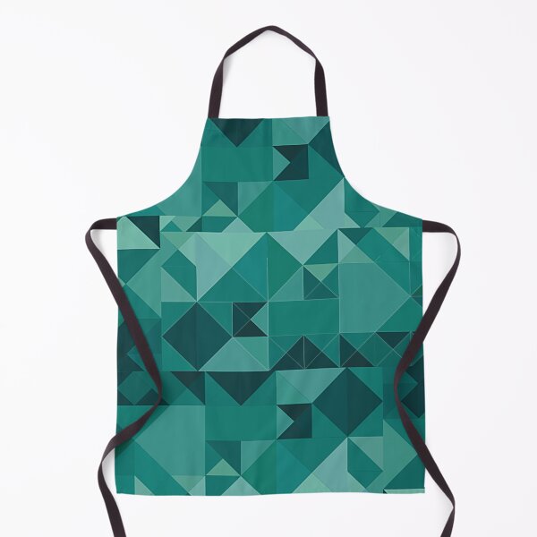 Item preview, Geometric triangles teal,cyan bright,vibrant pattern designed and sold by cutecrazytshirt.