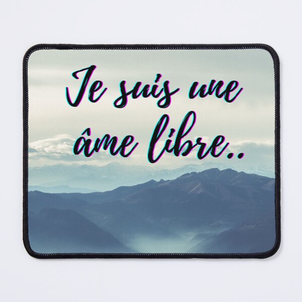Item preview, I am a free soul - popular french quotes theme gifts designed and sold by RebelliousRosee.