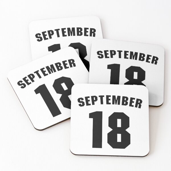 Item preview, Date of birth  18 September  birthday gift sport design designed and sold by Panya-Design.