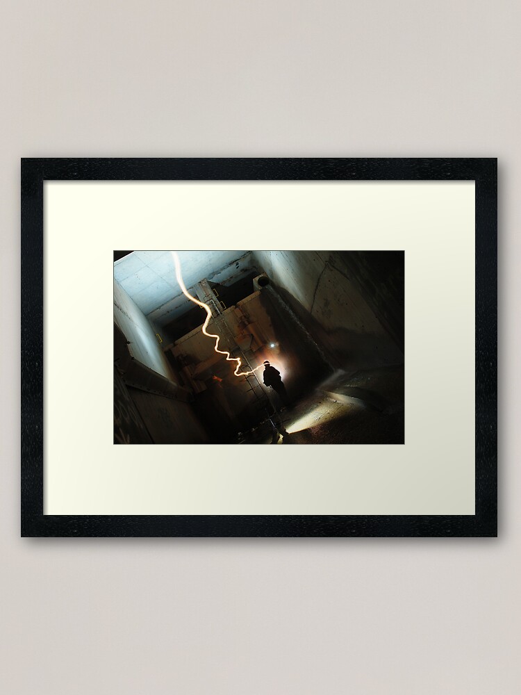 Thumbnail 1 of 7, Framed Art Print, Follow My Shadow designed and sold by DStrom.