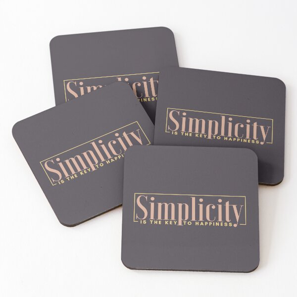 Item preview, Simplicity Is The Key To Happiness designed and sold by SunfullyYours.