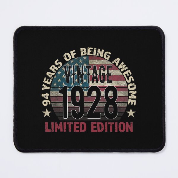 Item preview, 94th Birthday Gift men Vintage 1928 94 Years Old - USA Flag designed and sold by ThanChets.