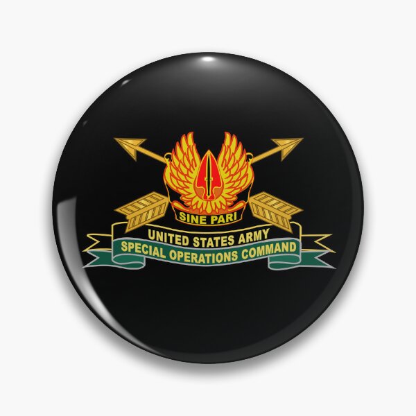 Item preview, Army - US Army Special Operations Command - DUI Old w Br - Ribbon X 300 designed and sold by Military Insignia Products.