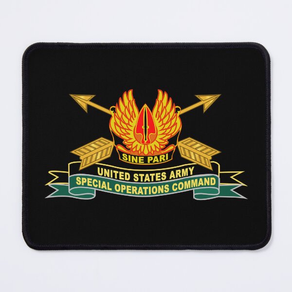 Item preview, Army - US Army Special Operations Command - DUI Old w Br - Ribbon X 300 designed and sold by Military Insignia Products.