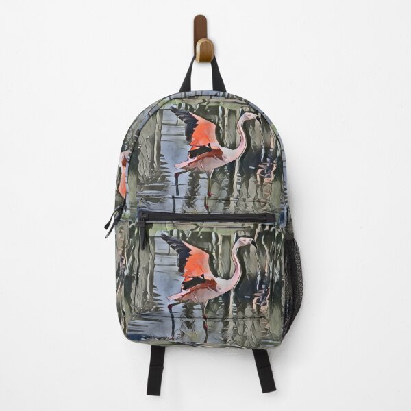 Item preview, Fabulous Flamingo in Flight In Retro Pop designed and sold by Fearless-Fox.