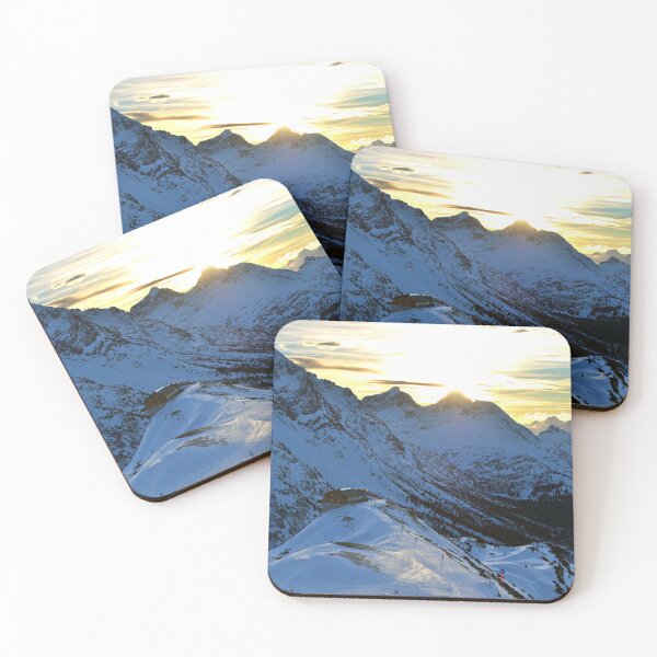 Item preview, Sunset Lech am Arlberg Austrian Alps Austria designed and sold by AndyEvansPhotos.