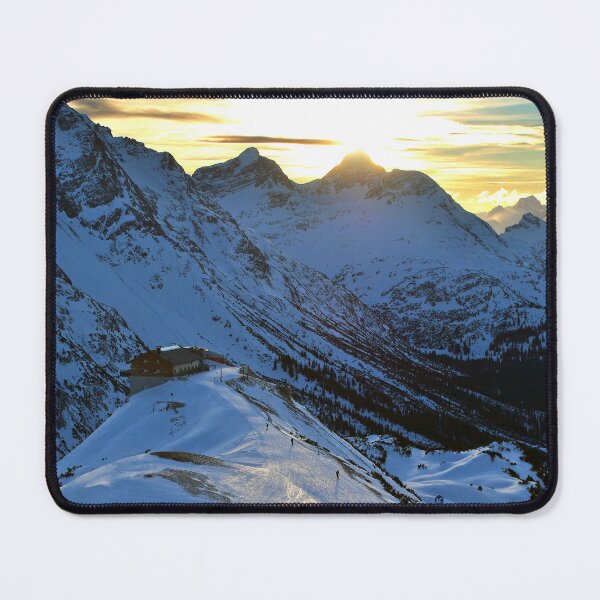 Item preview, Sunset Lech am Arlberg Austrian Alps Austria designed and sold by AndyEvansPhotos.