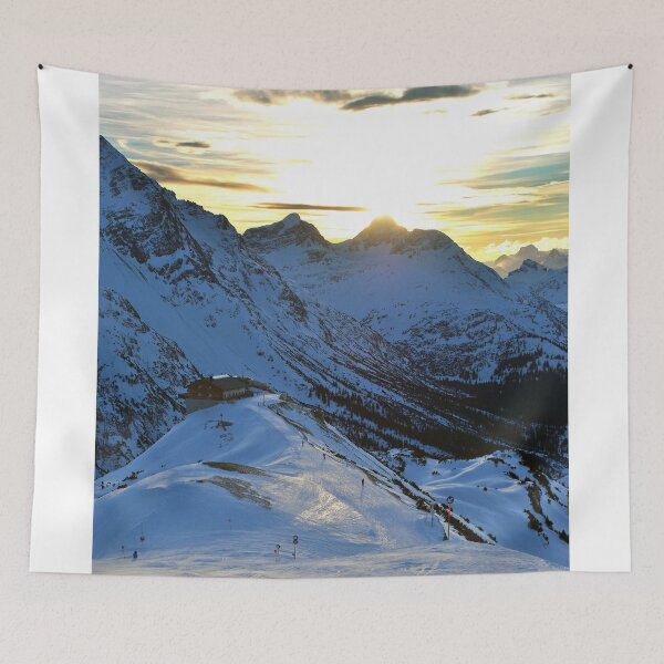 Item preview, Sunset Lech am Arlberg Austrian Alps Austria designed and sold by AndyEvansPhotos.