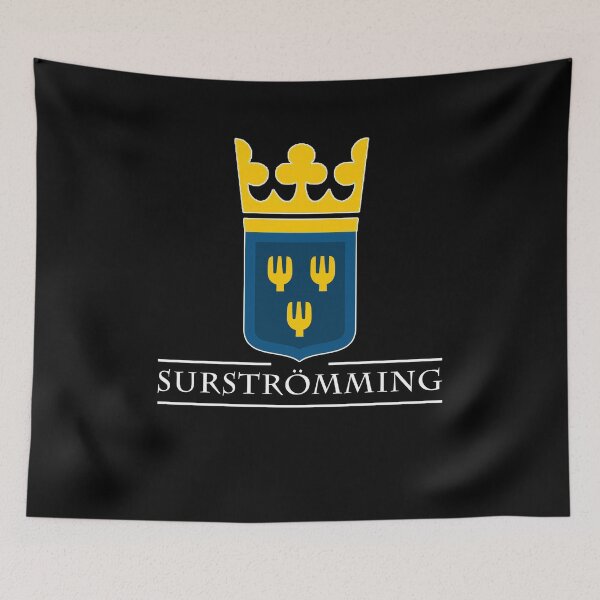 Item preview, Surstromming Sweden Fish Flag Gift Idea designed and sold by Kuma518.