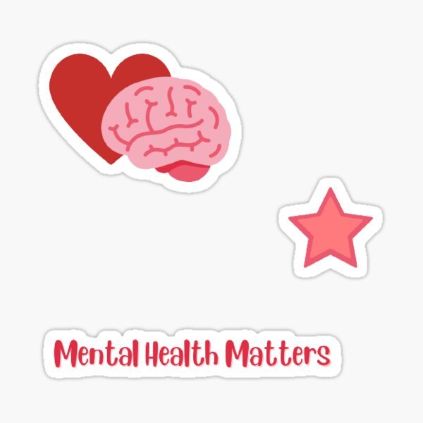 Mental Health Matters 3-Pack Sticker
