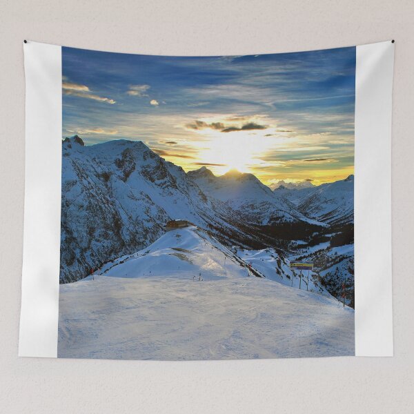 Item preview, Sunset Lech am Arlberg Austrian Alps Austria designed and sold by AndyEvansPhotos.