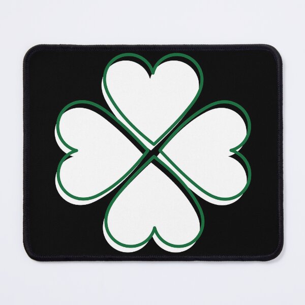 Item preview, Cute St Patricks Day Lucky Four Leaf Irish Shamrock with Heart Feckin Eejit funny designed and sold by Pexilus.