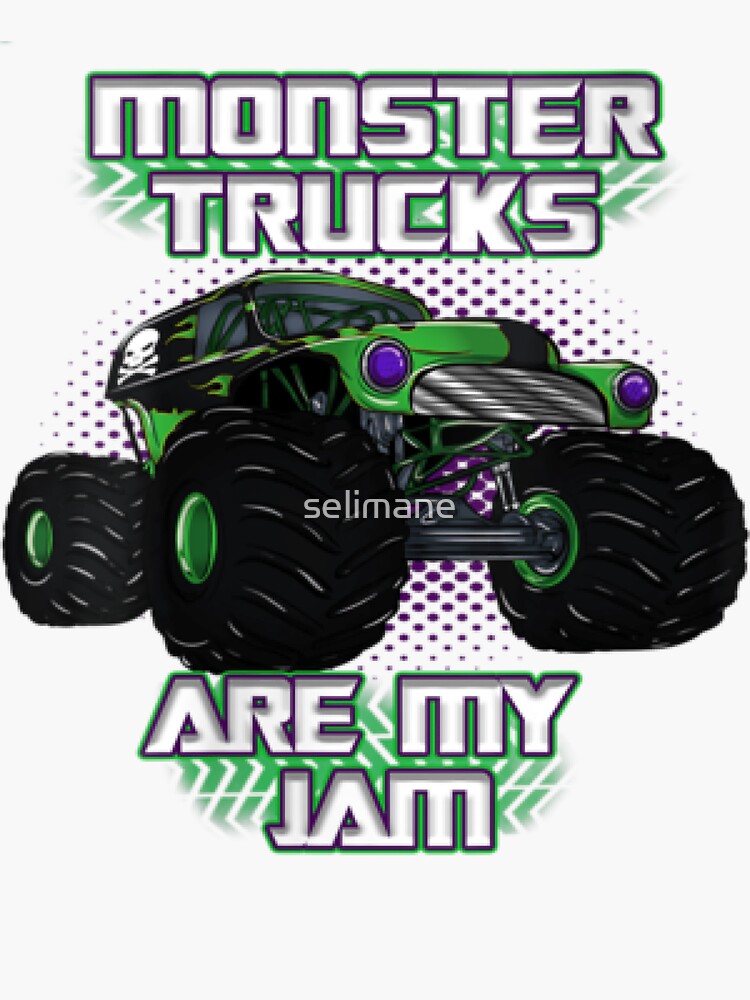 Monster Trucks Are My Jam Birthday Gift T-Shirt Monster Trucks Are My Jam Birthday Gift T-Shirt