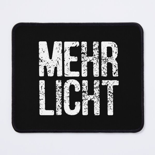 Item preview, Mehr Licht! Goethe's Last Words. More Light! German Typography designed and sold by kierkegaard.