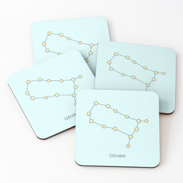 Item preview, Rainbow Gemini Zodiac Sign - Constellation designed and sold by PancakeAndLoaf.
