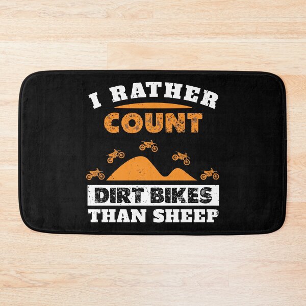 Item preview, I Would Rather Count Dirt Bikes Than Sheep Motocross designed and sold by StrongShirts.