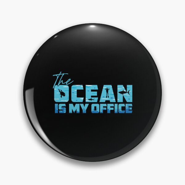 Artikelvorschau, The Ocean Is My Office Marine Biology Tauchhai entworfen und verkauft von StrongShirts.