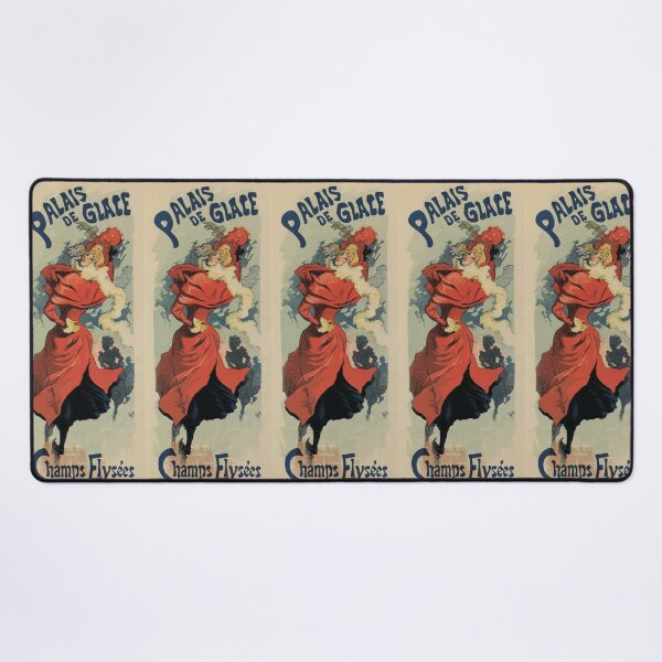 Item preview, Vintage Paris Ice skating Jules Cheret designed and sold by aapshop.