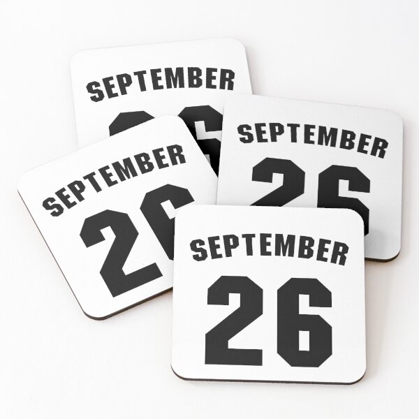 Item preview, Date of birth  26 September  birthday gift sport design designed and sold by Panya-Design.