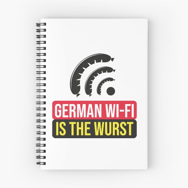 Item preview, German Wi-Fi is the wurst / Funny German / Language Puns designed and sold by ikidyounot.