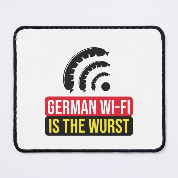 Item preview, German Wi-Fi is the wurst / Funny German / Language Puns designed and sold by ikidyounot.