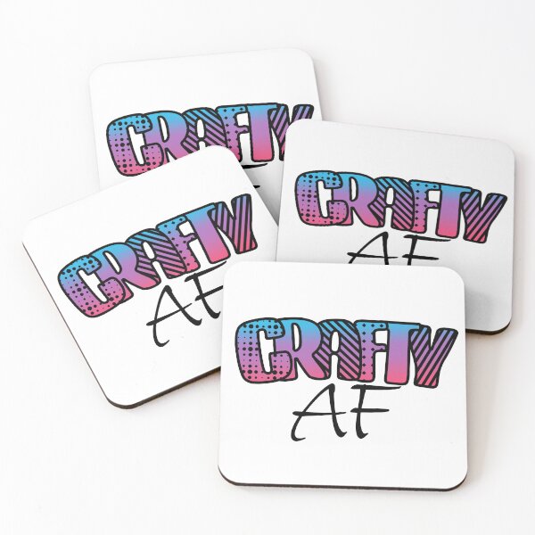 Item preview, Crafty AF with Cool Bold Text designed and sold by AloraDawnEve.