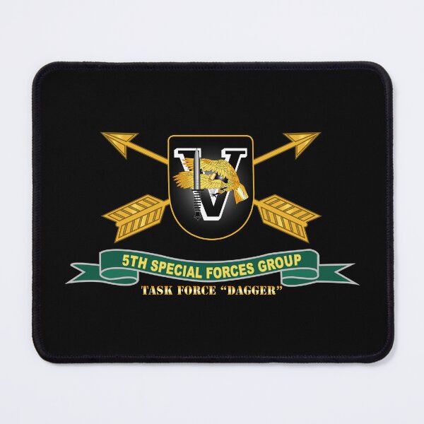 Item preview, Army - 5th Special Forces Group - Flash - TF Dagger w Br - Ribbon X 300 designed and sold by Military Insignia Products.