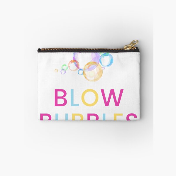 Item preview, Blow Bubbles text with Colorful Bubbles designed and sold by Bennymp.