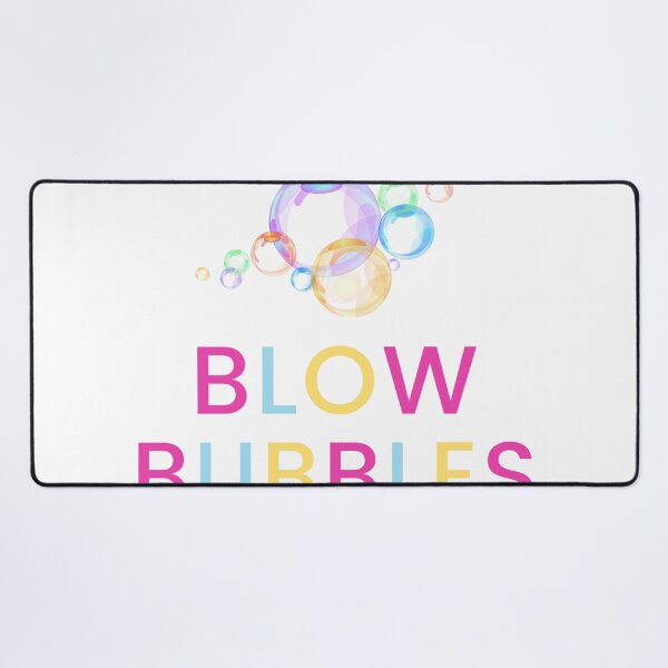 Item preview, Blow Bubbles text with Colorful Bubbles designed and sold by Bennymp.