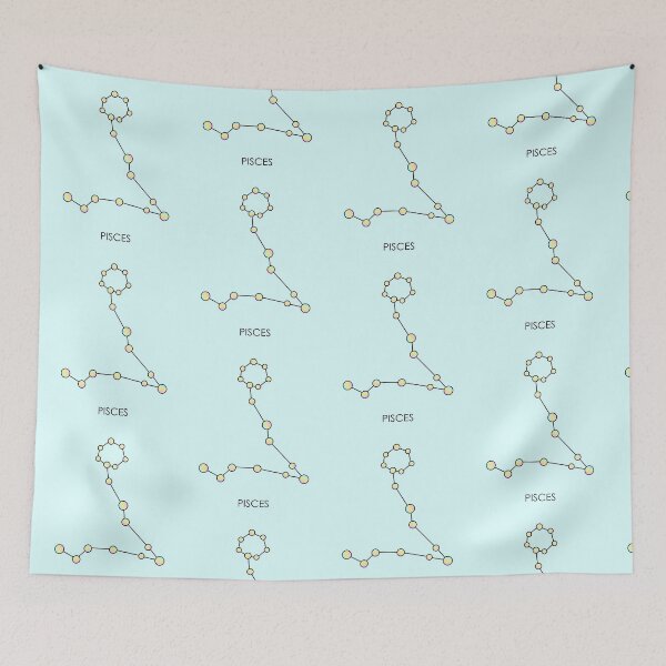 Item preview, Rainbow Pisces Zodiac Sign - Constellation designed and sold by PancakeAndLoaf.