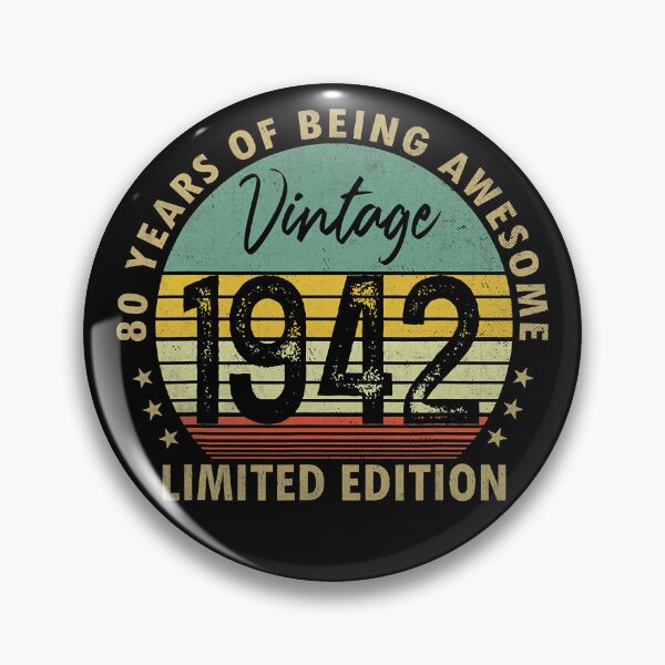 Item preview, 80 Years Of Being Awesome Vintage 1942 Limited Edition 80th Birthday designed and sold by RachaelEliezer.