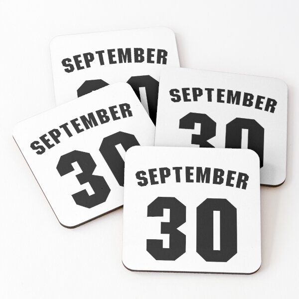 Item preview, Date of birth  30 September  birthday gift sport design designed and sold by Panya-Design.