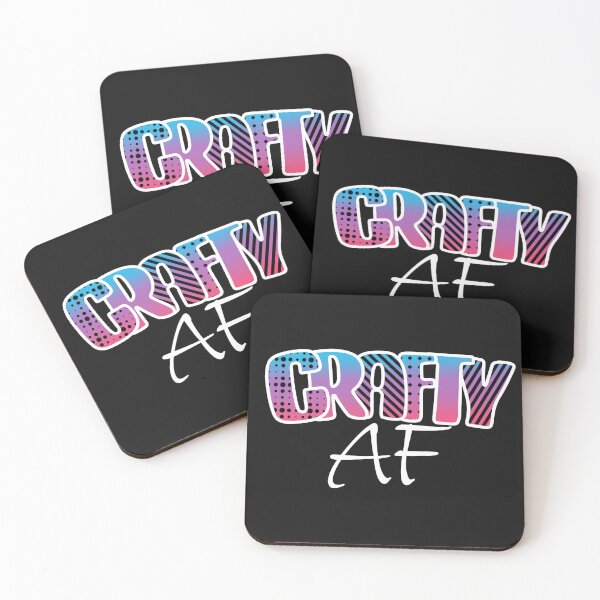 Item preview, Crafty AF with Graffiti Style Text designed and sold by AloraDawnEve.
