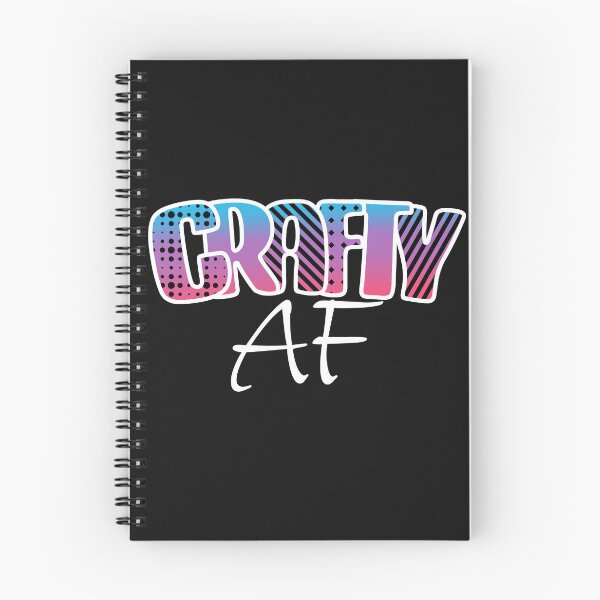 Item preview, Crafty AF with Graffiti Style Text designed and sold by AloraDawnEve.